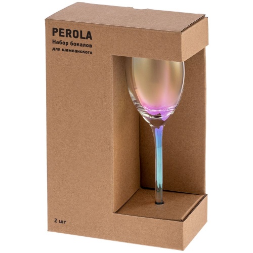 Набор из 2 бокалов для шампанского Perola фото 6