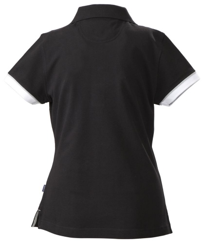 Рубашка поло женская Antreville, черная фото 2