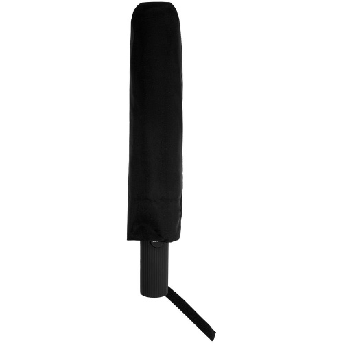 Зонт складной Ribbo, черный фото 4