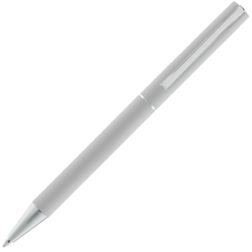 Ручка шариковая Blade Soft Touch, серая фото 2