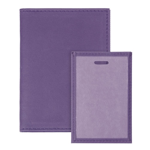 Обложка для паспорта Twill, фиолетовая фото 5