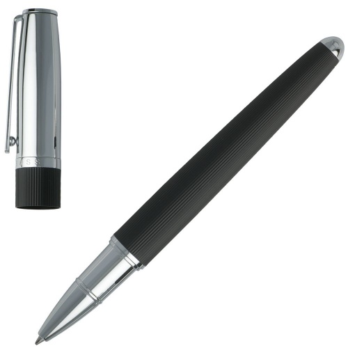Набор Hugo Boss: папка, брелок и ручка, черный фото 8