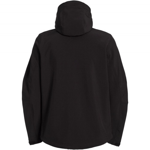 Куртка мужская Hooded Softshell черная фото 3