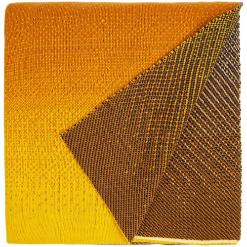 Плед Dreamshades, желтый с коричневым фото 2