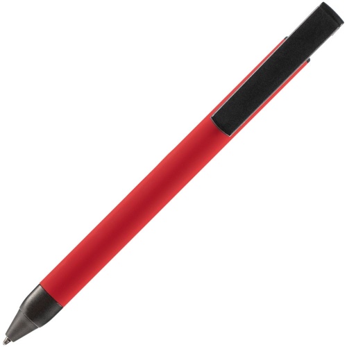 Ручка шариковая Standic с подставкой для телефона, красная фото 4