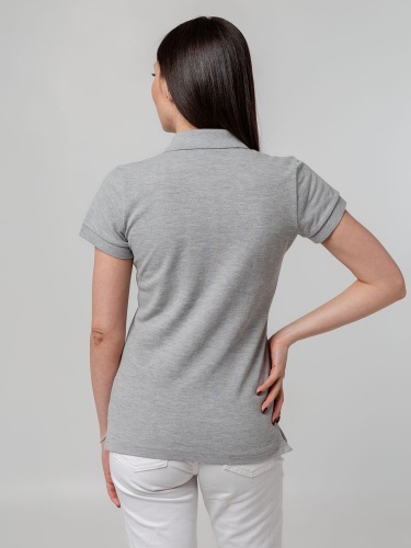 Рубашка поло женская Virma Premium Lady, серый меланж фото 8