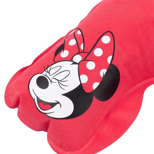Надувная подушка под шею в чехле Mr. and Mrs. Mouse, красная фото 4