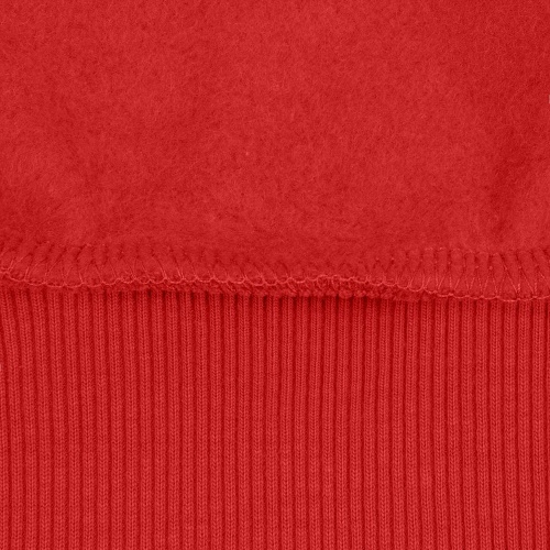 Толстовка на молнии с капюшоном Siverga Heavy 2.0, красная фото 4