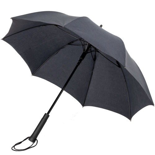 Зонт-трость rainVestment, темно-синий меланж фото 2