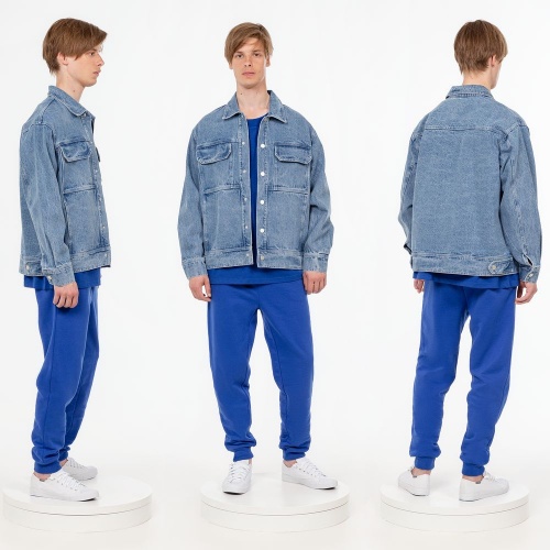 Куртка джинсовая O2, голубая фото 5