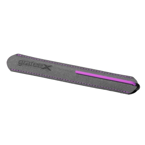 Карандаш GrafeeX в чехле, черный с фиолетовым фото 4