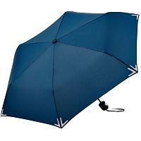 Зонт складной Safebrella, темно-синий