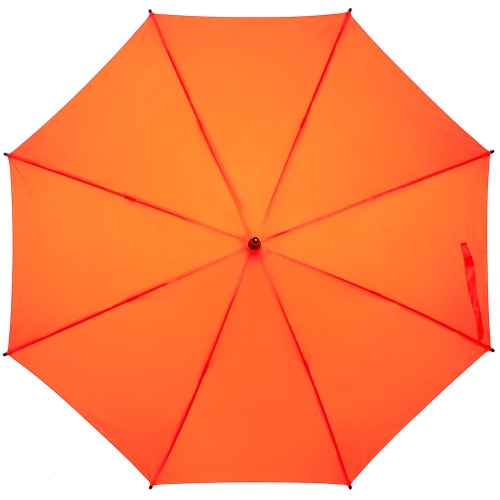 Зонт-трость Standard, оранжевый неон фото 2