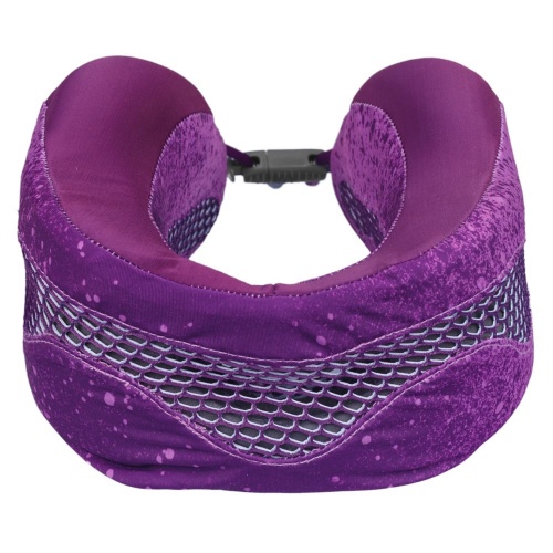 Подушка под шею для путешествий Evolution Cool, фиолетовая фото 4