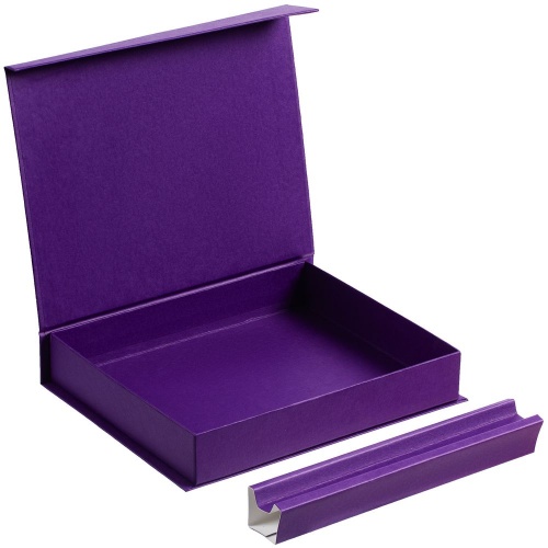 Коробка Duo под ежедневник и ручку, фиолетовая фото 3