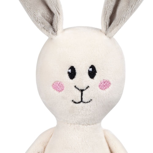 Мягкая игрушка Beastie Toys, заяц с белым шарфом фото 5