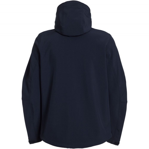 Куртка мужская Hooded Softshell темно-синяя фото 3