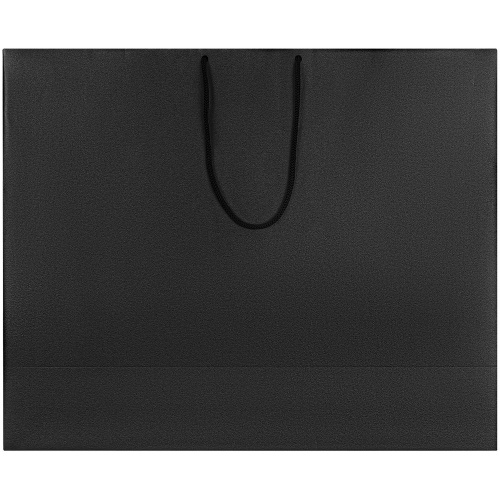 Пакет бумажный «Блеск», большой, черный фото 2