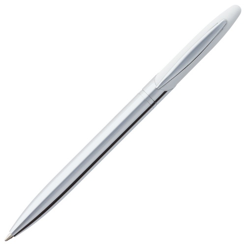 Ручка шариковая Dagger Soft Touch, белая фото 3