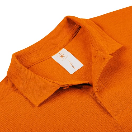 Рубашка поло ID.001 оранжевая фото 3