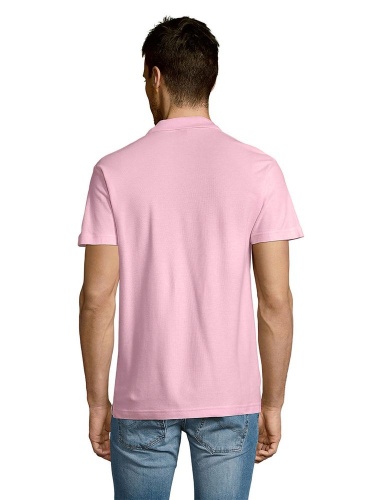 Рубашка поло мужская Summer 170, розовая фото 6