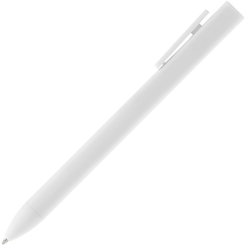 Ручка шариковая Swiper SQ Soft Touch, белая фото 3