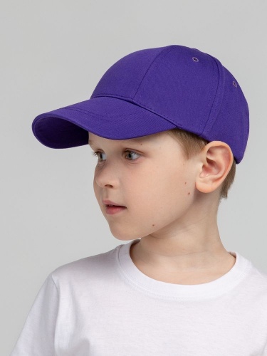 Бейсболка детская Capture Kids, фиолетовая фото 6