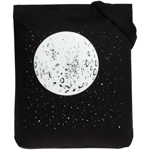 Холщовая сумка «Что вечно под Луной» со светящимся принтом фото 3