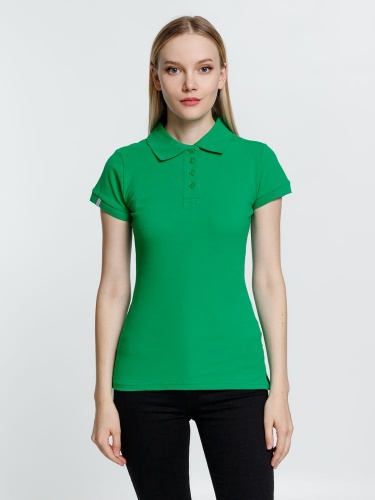 Рубашка поло женская Virma Premium Lady, зеленая фото 3