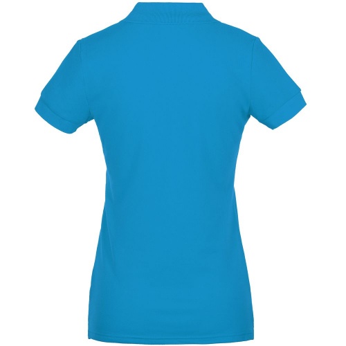 Рубашка поло женская Virma Premium Lady, бирюзовая фото 2