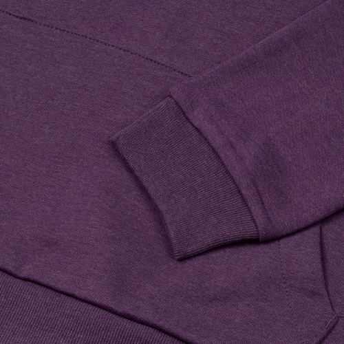 Толстовка с капюшоном унисекс Hoodie, фиолетовый меланж фото 4