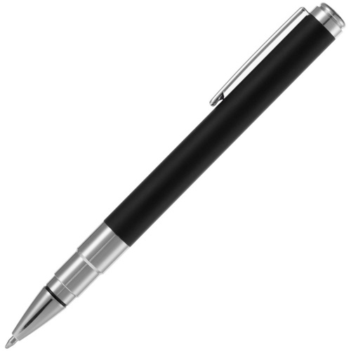 Ручка шариковая Kugel Chrome, черная фото 2