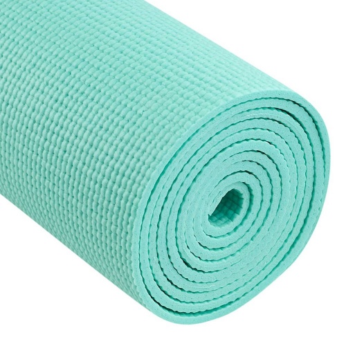 Коврик для йоги и фитнеса Mild Vibe, зеленый (мятный) фото 2