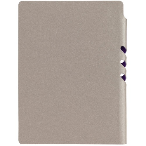 Ежедневник Flexpen, недатированный, серебристо-фиолетовый фото 5